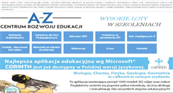 Desktop Screenshot of a-z.edu.pl